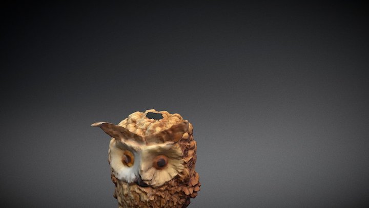 Owl toy  - photogrammetry 3D Model