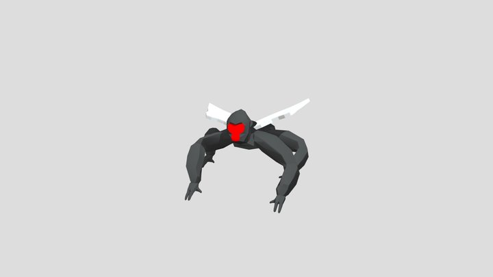 Spider moth ting 3D Model