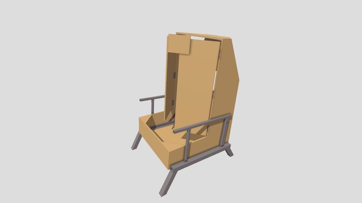 Кресло_фокус_01 3D Model