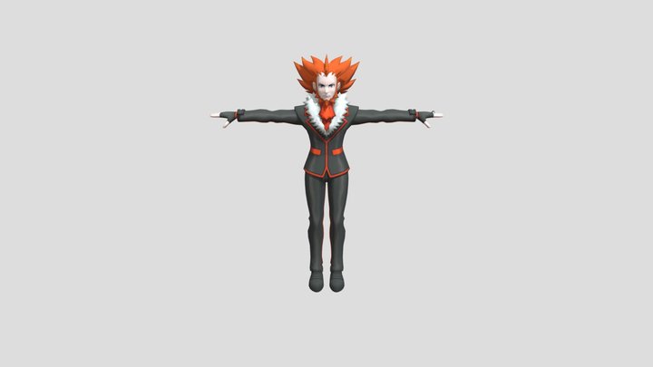 Pokemon XY - Lysandre 3D Model