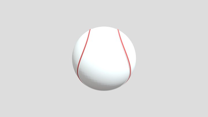 Baseball 3D Model