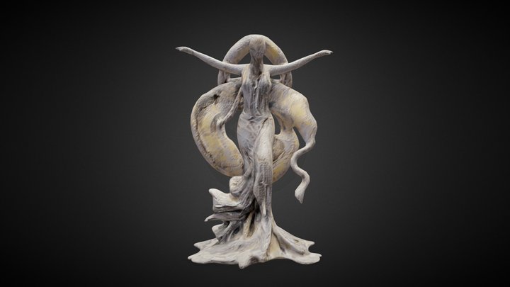 Queen Marika Statue Elden Ring 3D Model