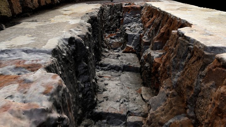 Déli fal külső 3D Model