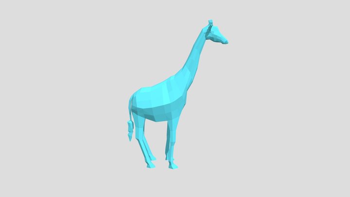 DAY 2 - Giraffe 3D Model
