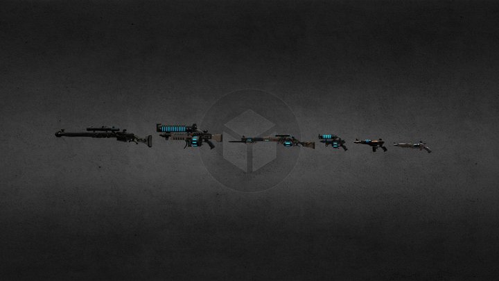 Mechanicus Weapon Pack WH40K 3D Model