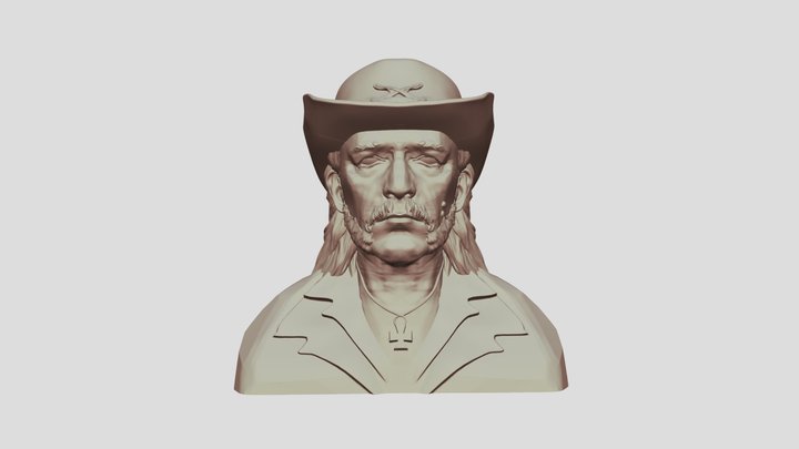 Lemmy Kilmister 3D Model