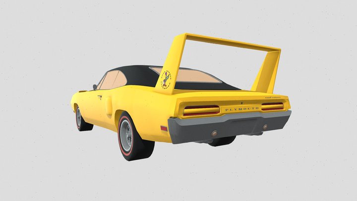 Plymouth Superbird 3D Model