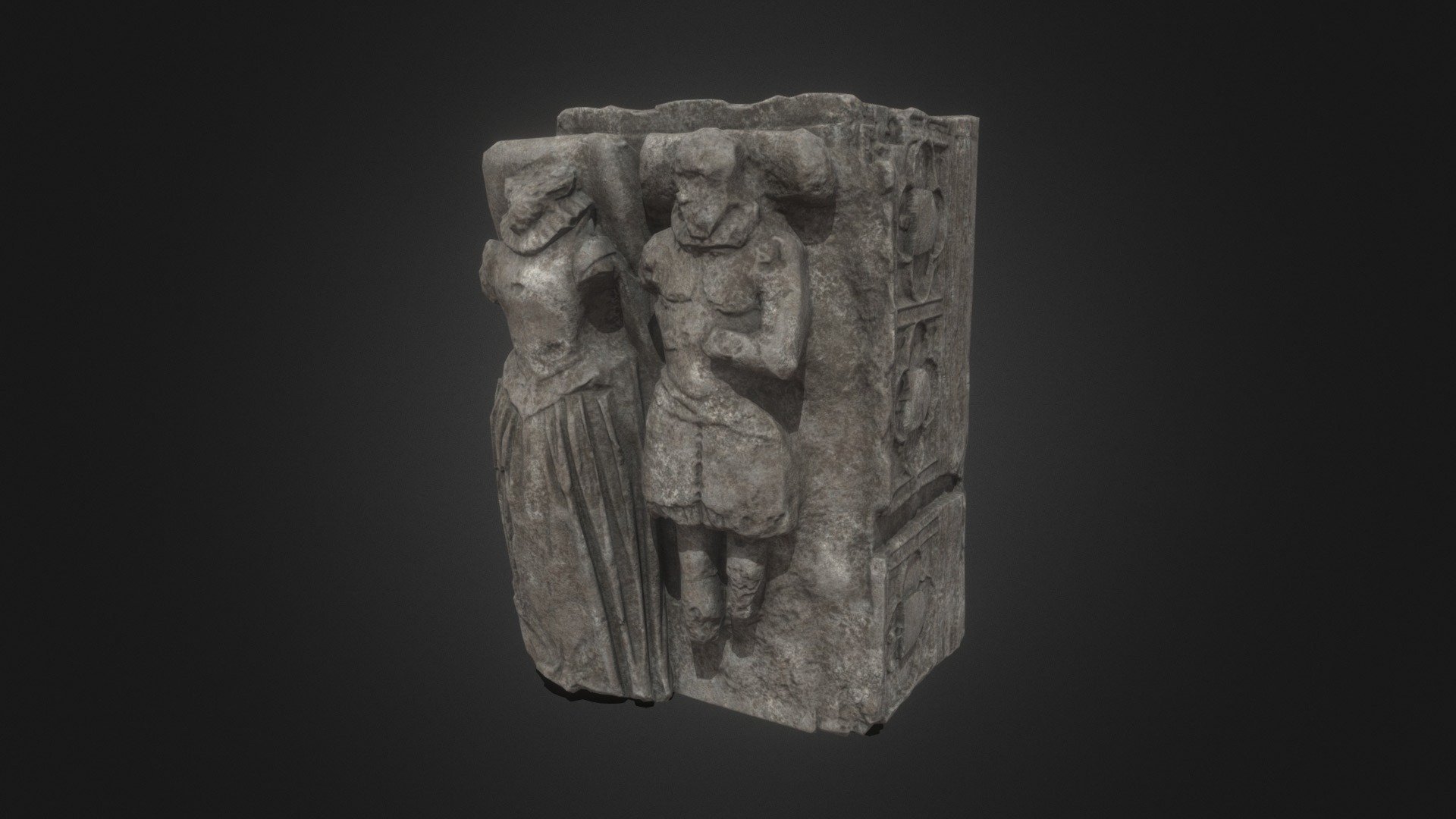 Low Poly the grantham tomb Game Ready — Sketchfab embed 3D viewer