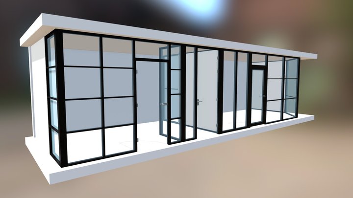 Flex Retro wandsysteem 3D Model
