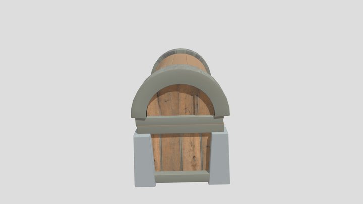 pirate treasure chest 3D Model