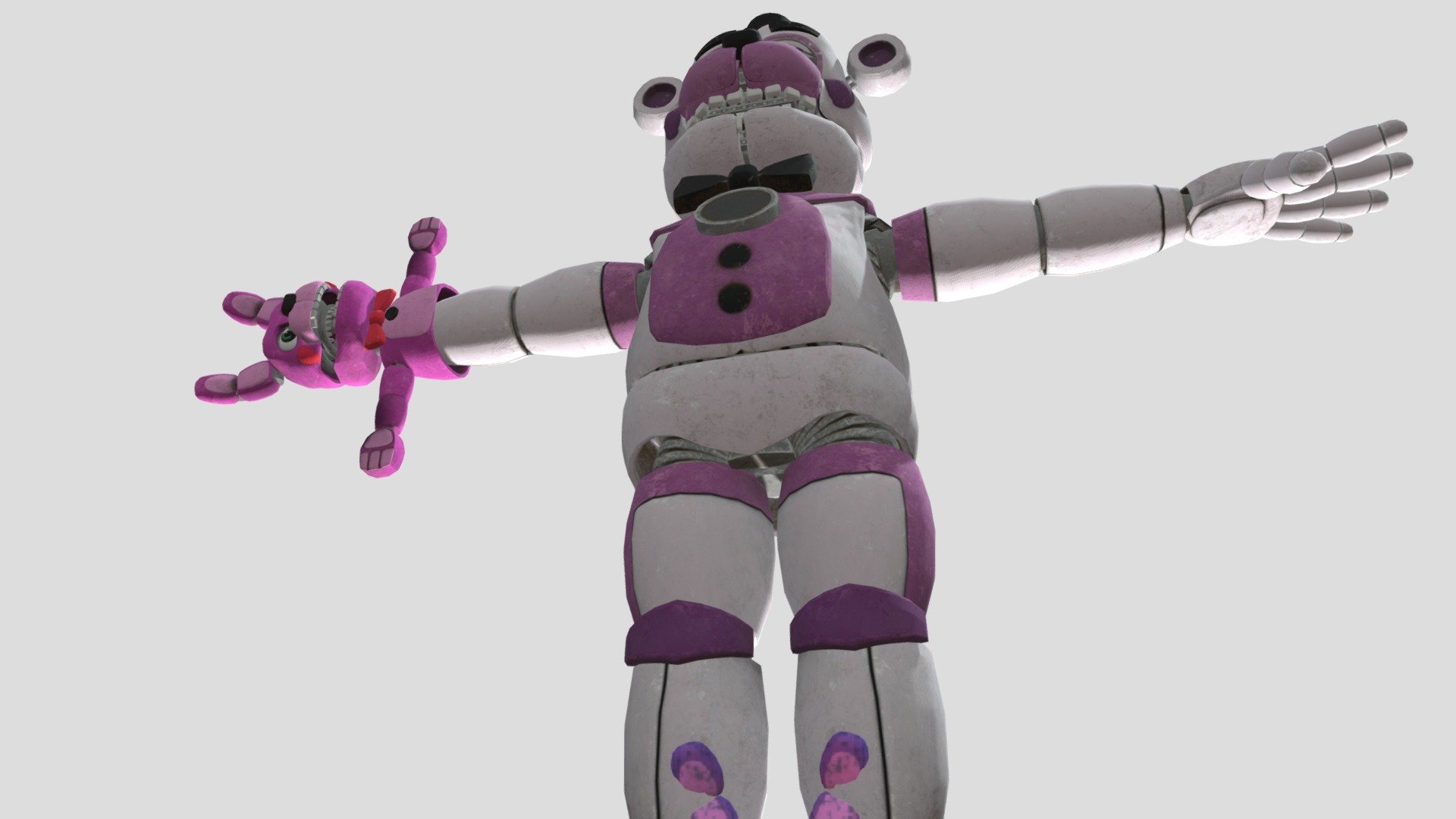 Funtime Freddy - FNaF AR: Special Delivery - Download Free 3D model by  Priorities (@Priorities) [e91e461]