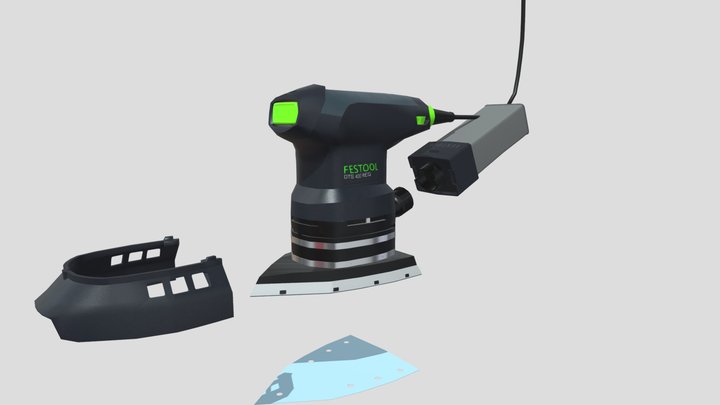 삼각샌더 3D Model