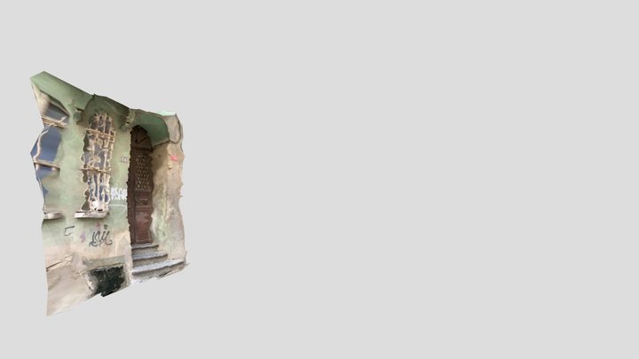 kahverengi kapı 3D Model