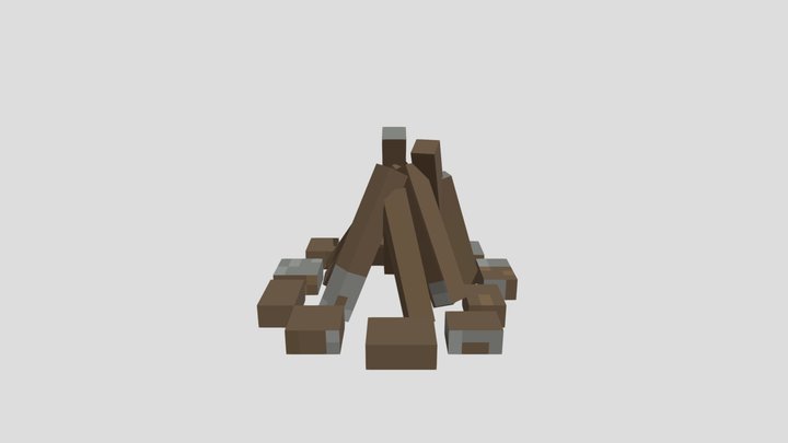 Костёр 3D Model