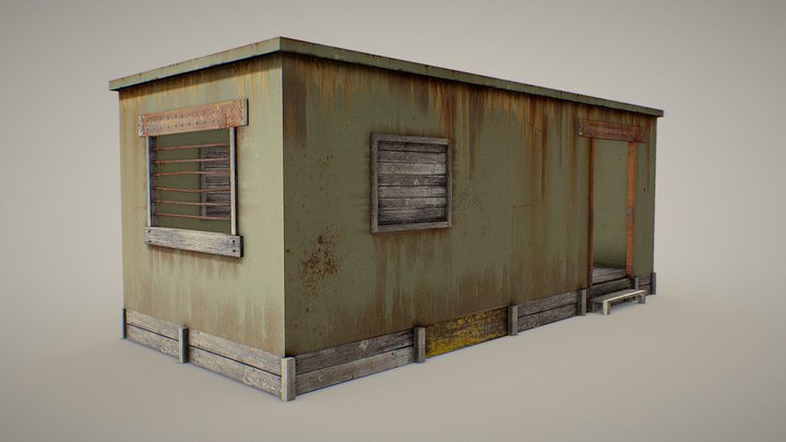 Building | Container | Metal – Modello 3D gratuito STL