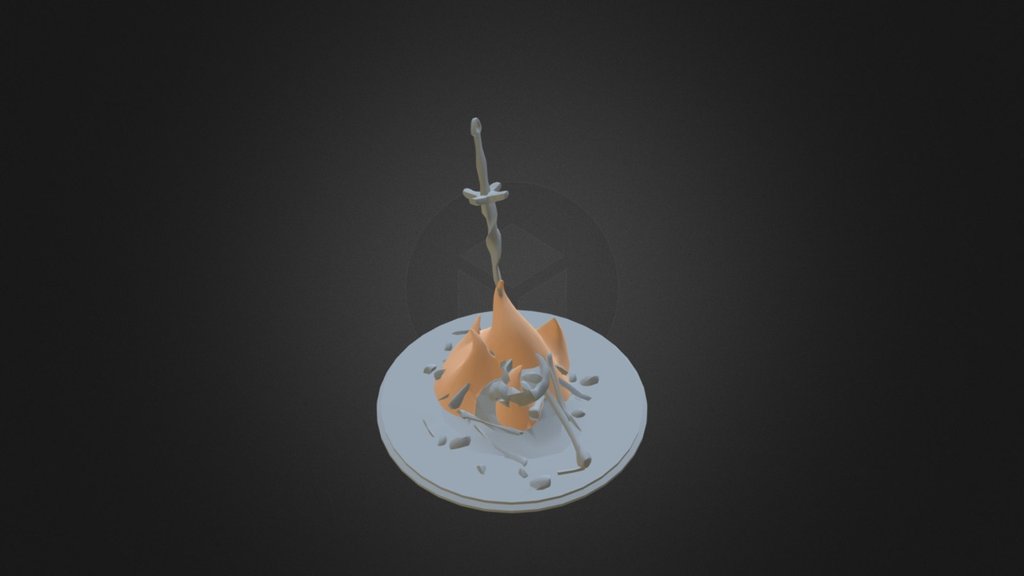 Dark Souls- Sword In Fire