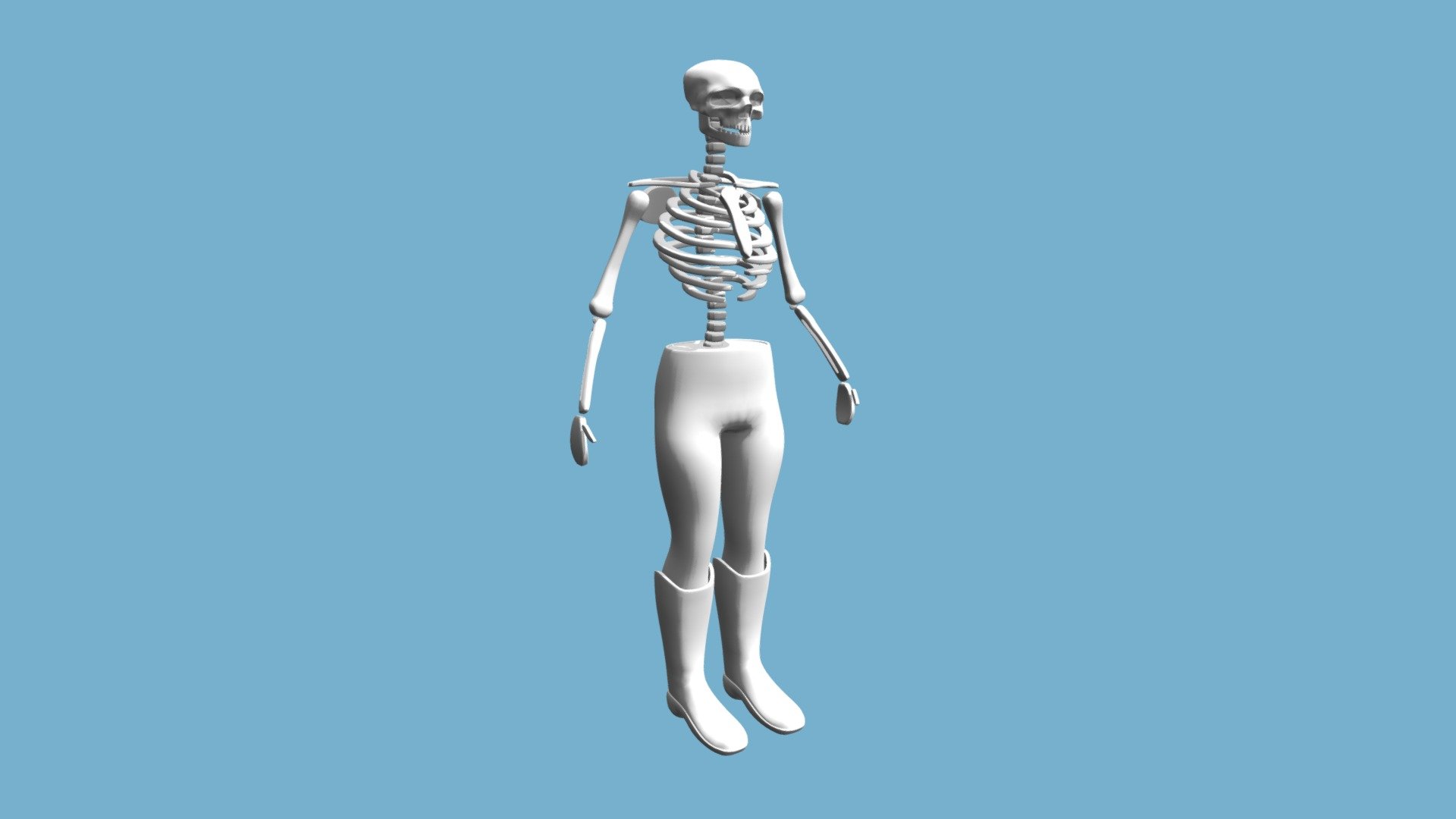 Skel Character 3D model by Cheyenne.Bockart [3639a66] Sketchfab