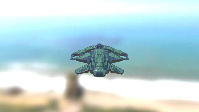Dio Gunship 3D Model