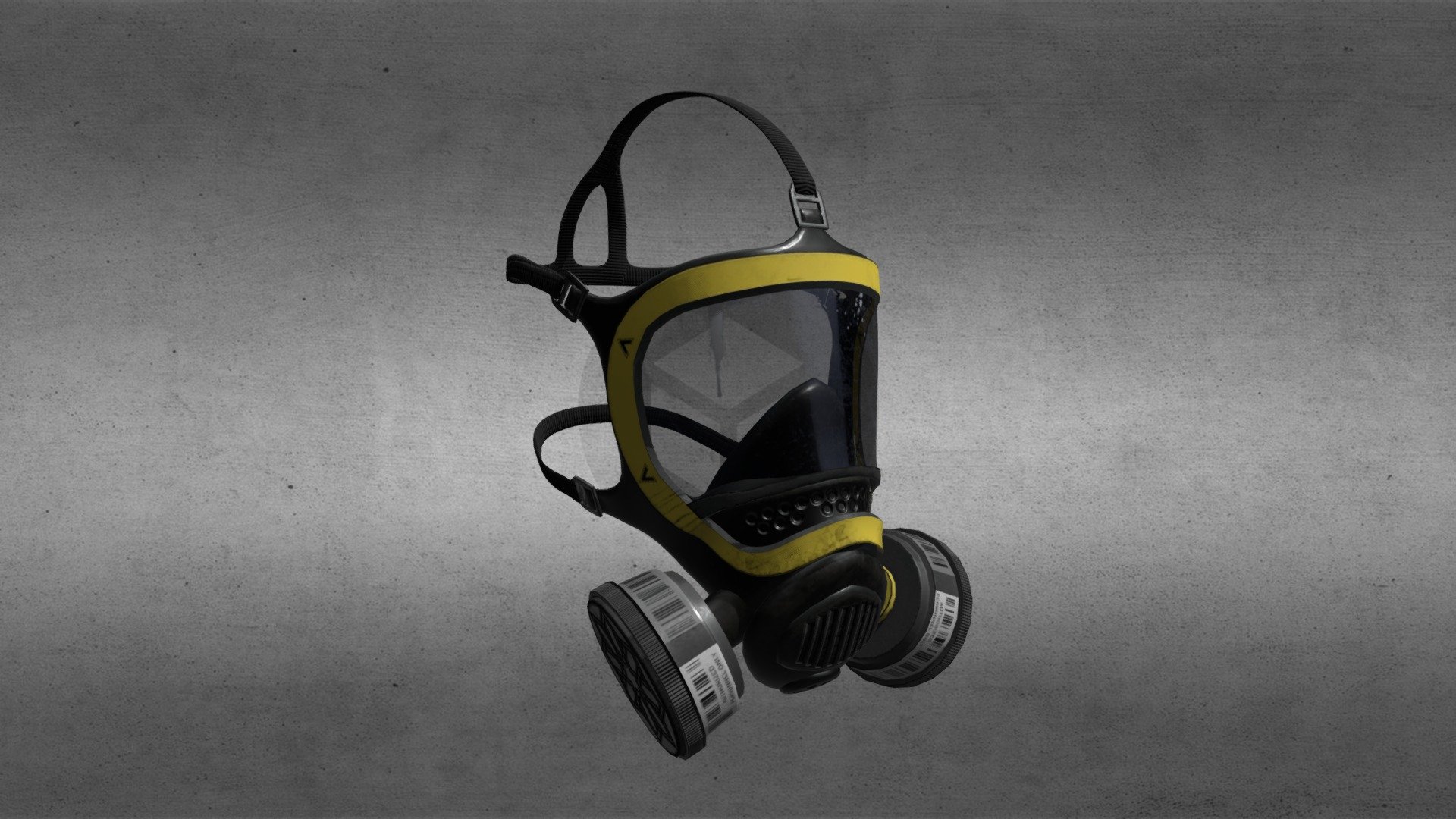 Respirator 3D model by djinghis [363a0f8] Sketchfab