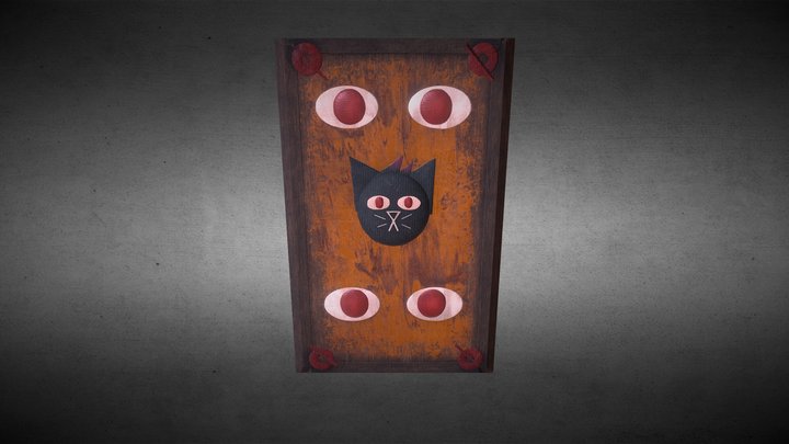 Night in the Woods Double Sided Card 3D Model