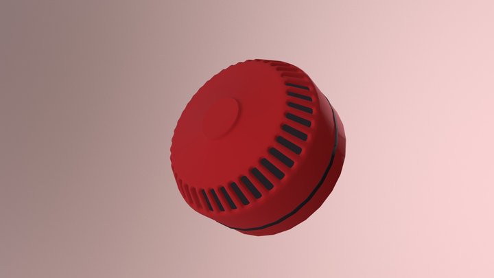 Fire Alarm Round 3D Model