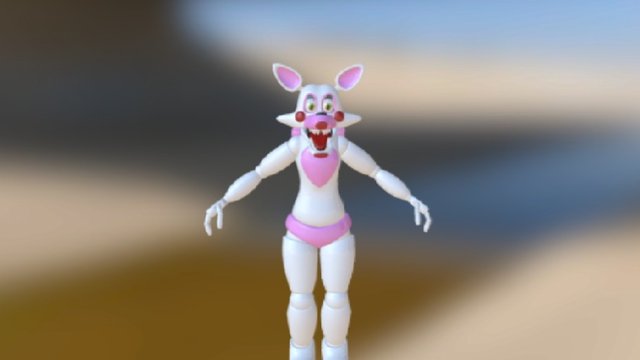 Toy Foxy (Or Mangle) 3D Model
