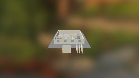 Plattegrond-indeling-1-desk-positie-3 3D Model