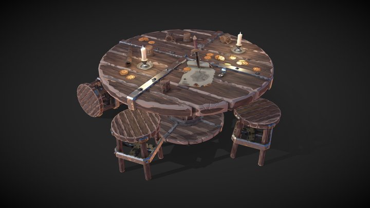 A Pirate's Bounty [Stylised 3D Art] 3D Model