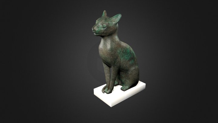 Cat, 664–30 BC, Metropolitan Museum of Art, NYC 3D Model