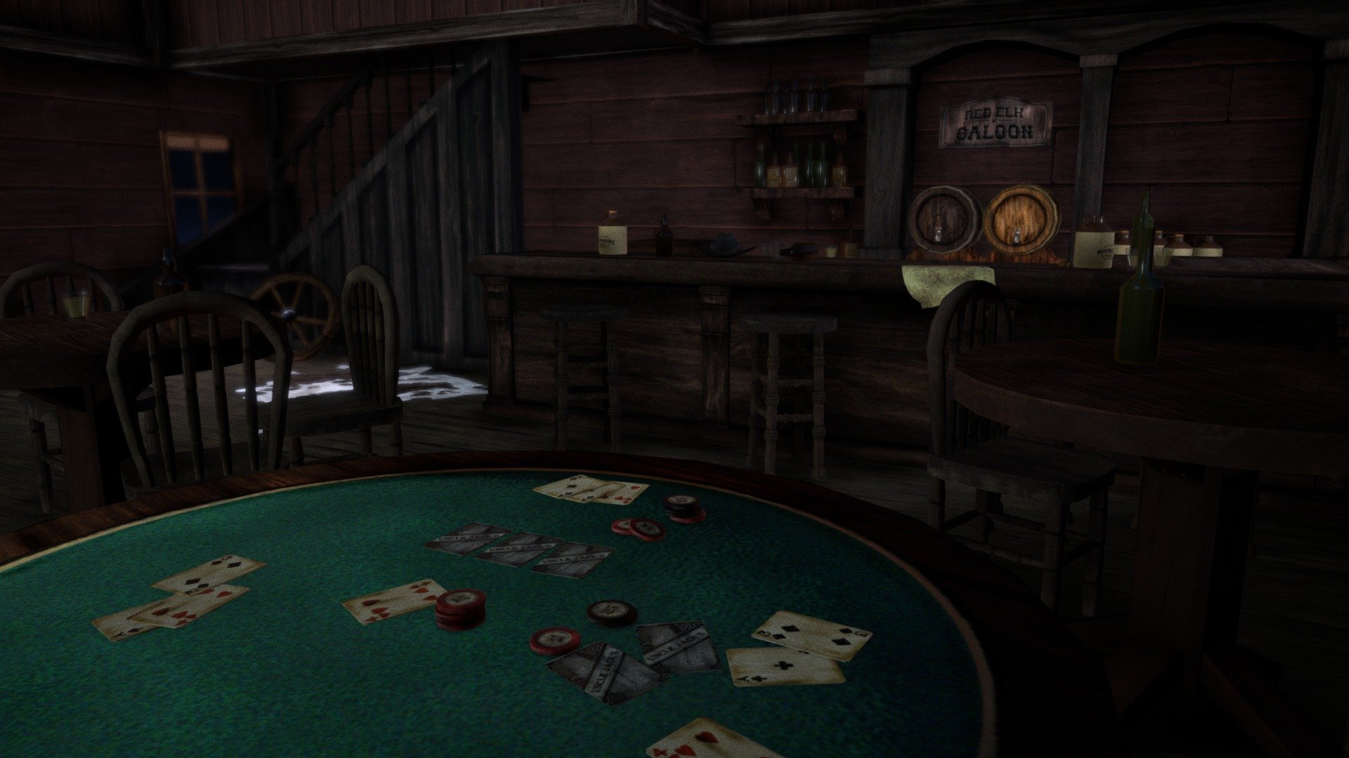 Wild West Saloon - 3D model by Eleanor Biggin (@EBiggin) [363ee29 ...