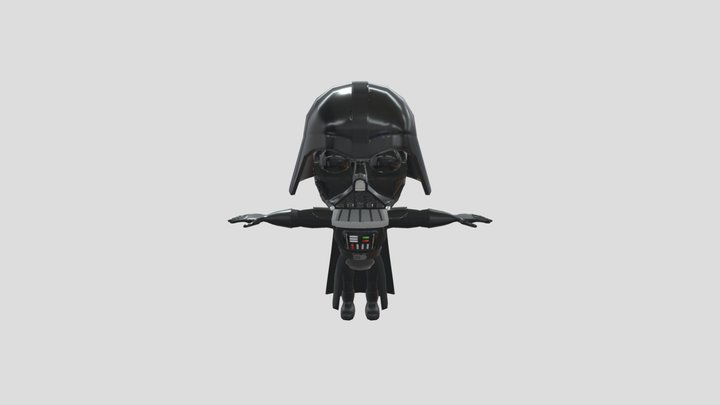 Star Wars Darth Vader Chibi 3D Model