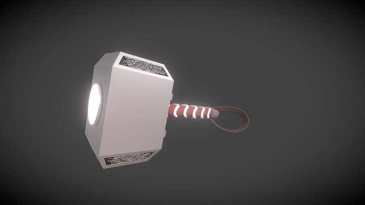 Thor's hammer 3D Model