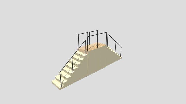 Treppen_und_Turm 3D Model