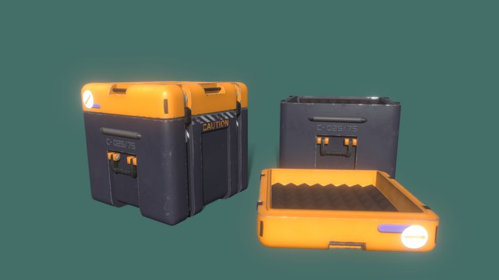 Ammo Container Box 3D Model