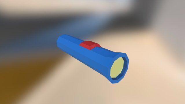 Flashlight 3D Model