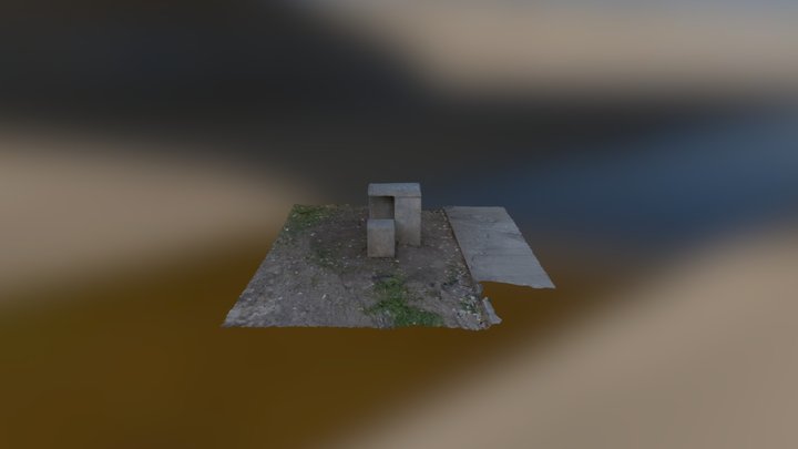 Silla Hormigon ARQ USACH 3D Model