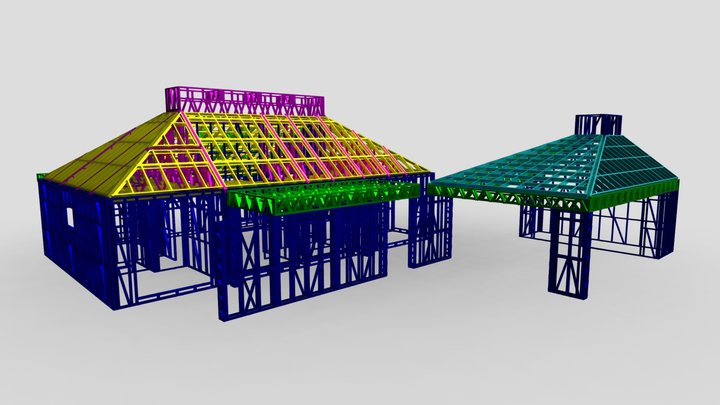 HOLME_130_Open_Color 3D Model