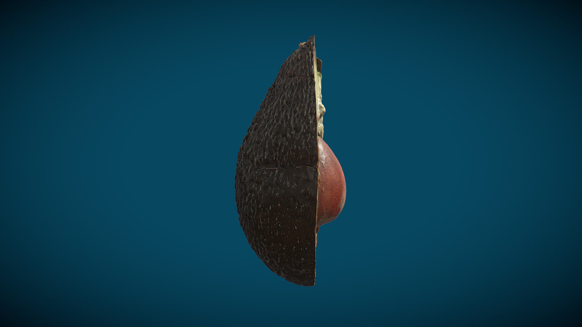 Half avocado