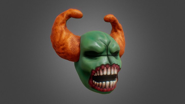 Tricky the Clown head 3d model 3D Model