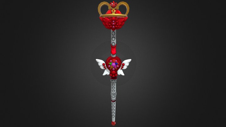 Wand Sailor Moon 3D Model