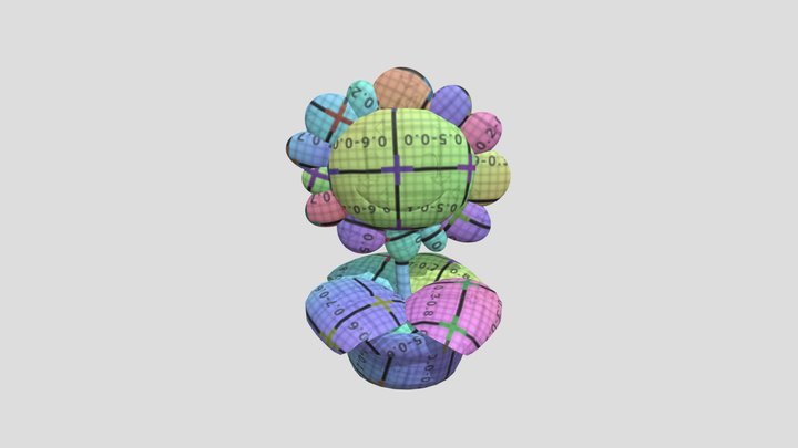 PvZ Sunflower 3D Model