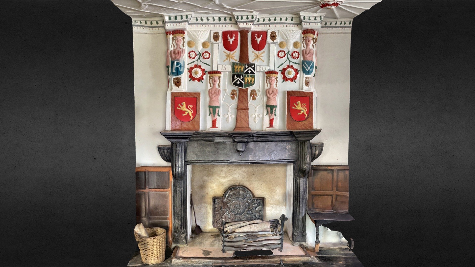 Plas Mawr fireplace 1