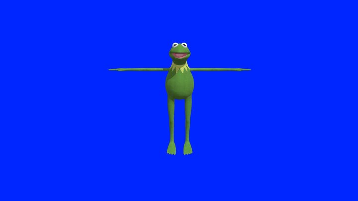 Kermit doing the Running Man