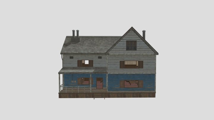 FREE FIRE House 3D Model