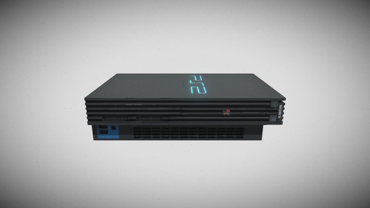 Playstation 2 3D Model