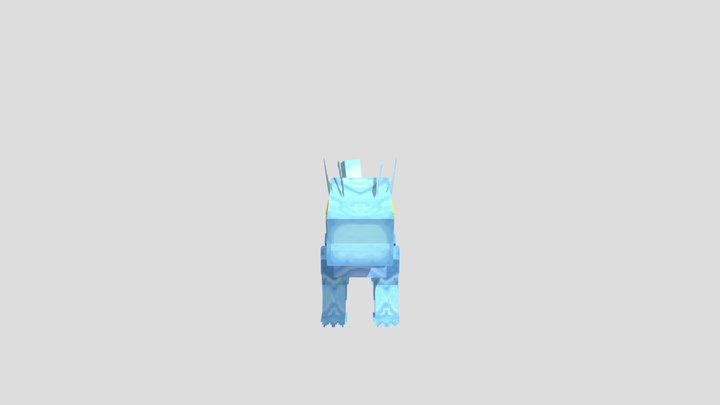 Crystal Raptor 3D Model