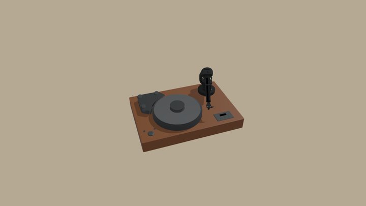 Details. Vinilplayer 3D Model