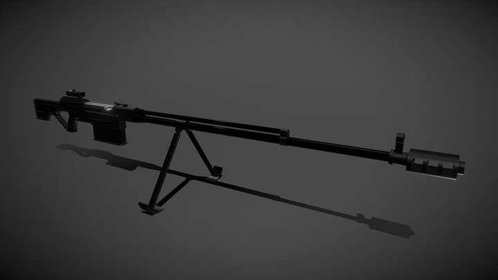 PTRS-41 Modified – Modello 3D gratuito STL