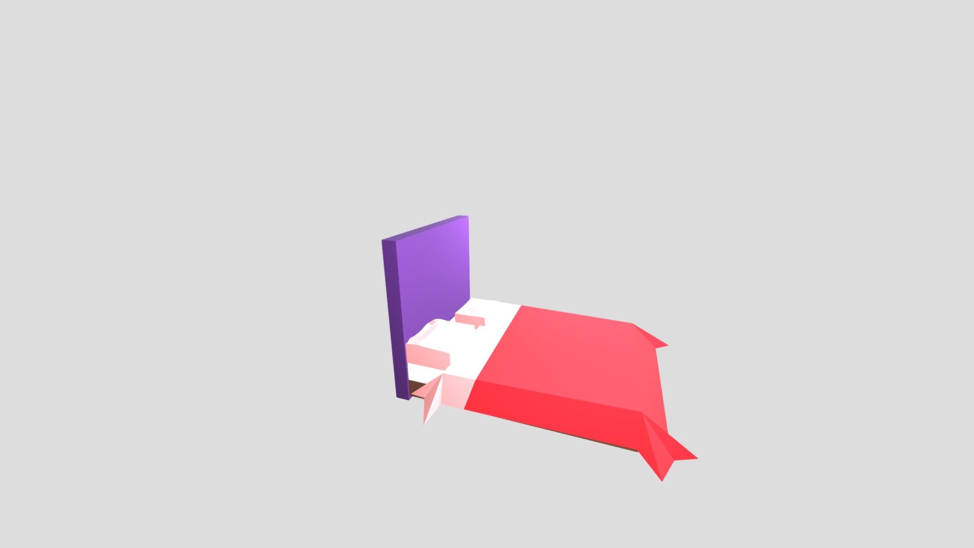 Low Poly Sexy Bed