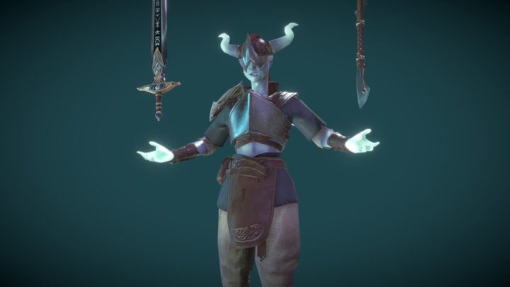 Viking Spirit - Chara Design 3D Model